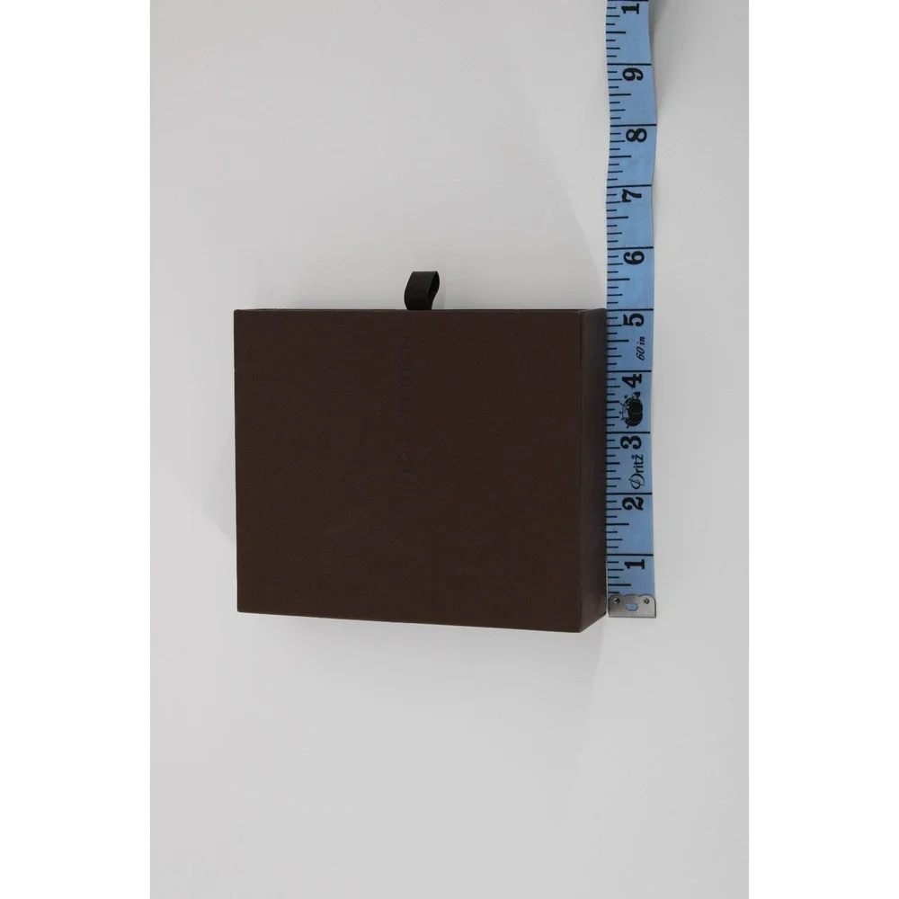 Louis‎ Vuitton gift box Brown Side Opening Pull Tab 3.5 X 5.5 X 1 Empty